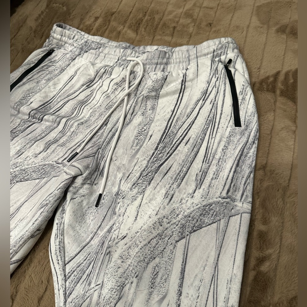 Men’s XXL Sports Illustrated Fleece cotton Sweatpants Joggers White Camo pants